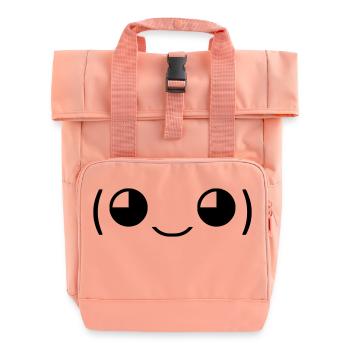 Sweet and full of joy! ✨ - Roll Top Backpack with Two Handles - chintz rose - Front