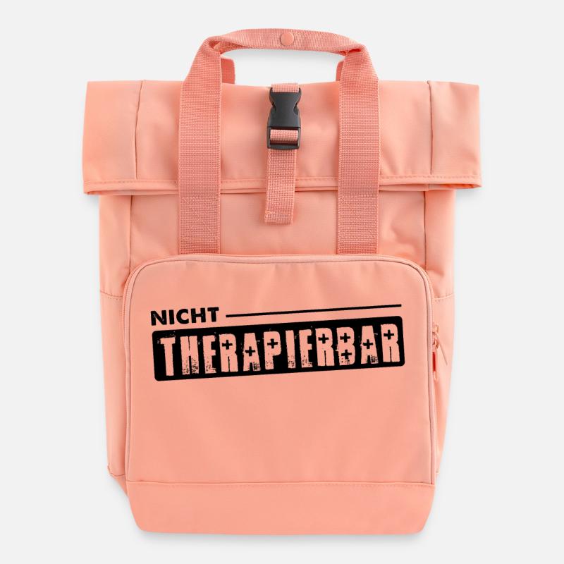 Dicton drôle image humour drôle idée cadeau - Sac à dos Roll Top à deux anses - rose liberty