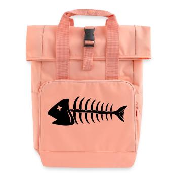 fish - Rolltop Rucksack mit zwei Griffen - Chintzrosa - Vorne