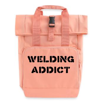Welding Addict - Rolltop Rucksack mit zwei Griffen - Chintzrosa - Vorne