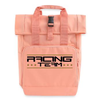 Racing Team - Roll Top Backpack with Two Handles - chintz rose - Front