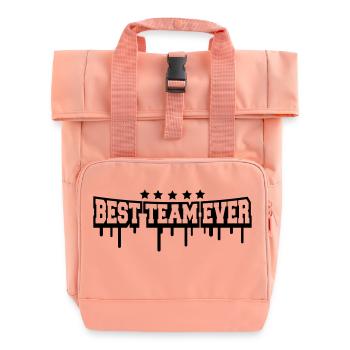Best Team Ever Stamp - Sac à dos Roll Top à deux anses - rose liberty - Devant