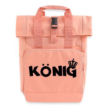 koenig - Rolltop Rucksack mit zwei Griffen - Chintzrosa - Vorne