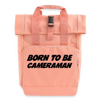 Cameraman / Camera / Video / Cadreur - Sac à dos Roll Top à deux anses - rose liberty - Devant
