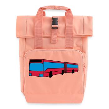 Bus - Rolltop Rucksack mit zwei Griffen - Chintzrosa - Vorne