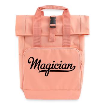 Zauberer - Rolltop Rucksack mit zwei Griffen - Chintzrosa - Vorne