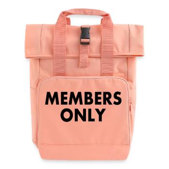 Members only - Sac à dos Roll Top à deux anses - rose liberty - Devant
