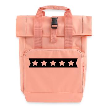 star_banner_f1 - Sac à dos Roll Top à deux anses - rose liberty - Devant