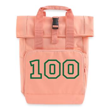 Nummer 100 Sport - Rolltop Rucksack mit zwei Griffen - Chintzrosa - Vorne