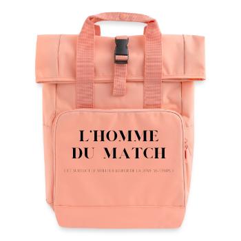 Man of the match - Roll Top Backpack with Two Handles - chintz rose - Front