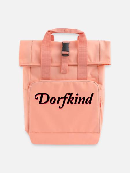 dorfkind - Rolltop Rucksack mit zwei Griffen - Chintzrosa