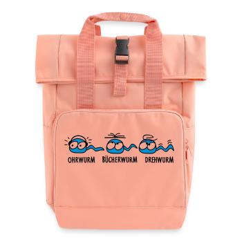 drei Musen - Rolltop Rucksack mit zwei Griffen - Chintzrosa - Vorne