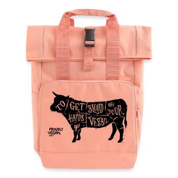 végan - Sac à dos Roll Top à deux anses - rose liberty - Devant