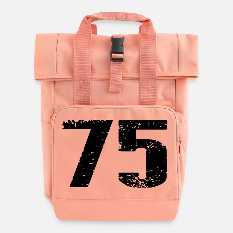 Justaucorps à 75 chiffres - Sac à dos Roll Top à deux anses - rose liberty