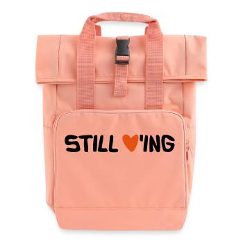 Still Loving - Rolltop Rucksack mit zwei Griffen - Chintzrosa - Vorne