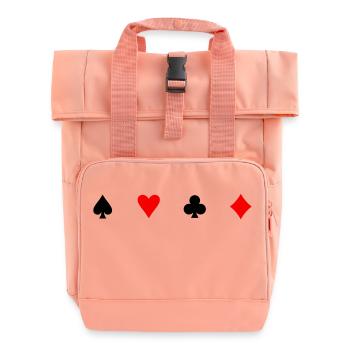 Icônes de carte - Sac à dos Roll Top à deux anses - rose liberty - Devant