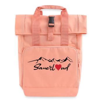 Sauerland Sticker - Rolltop Rucksack mit zwei Griffen - Chintzrosa - Vorne