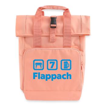 Flappach Tisch 7 Ravensburg - Rolltop Rucksack mit zwei Griffen - Chintzrosa - Vorne