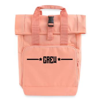crew line - Rolltop Rucksack mit zwei Griffen - Chintzrosa - Vorne