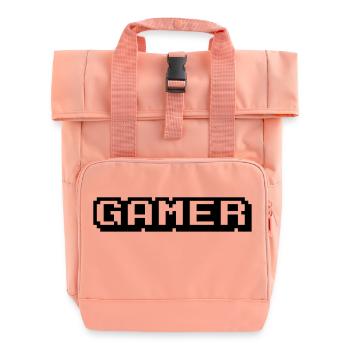 Gamer - Rolltop Rucksack mit zwei Griffen - Chintzrosa - Vorne