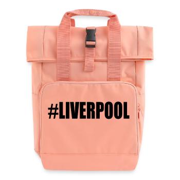 LIVERPOOL - Roll Top Backpack with Two Handles - chintz rose - Front