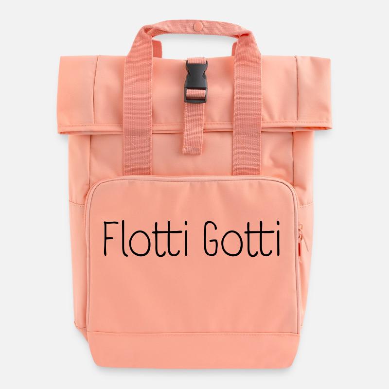 Flotti Gotti - Rolltop Rucksack mit zwei Griffen - Chintzrosa