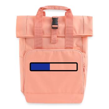 loading - Roll Top Backpack with Two Handles - chintz rose - Front