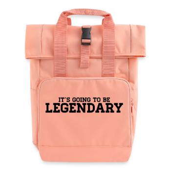 Ça va être légendaire - Sac à dos Roll Top à deux anses - rose liberty - Devant