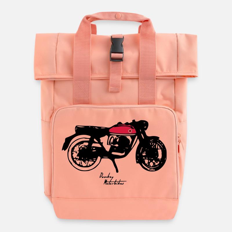 Montesa Impala - Roll Top Backpack with Two Handles - chintz rose