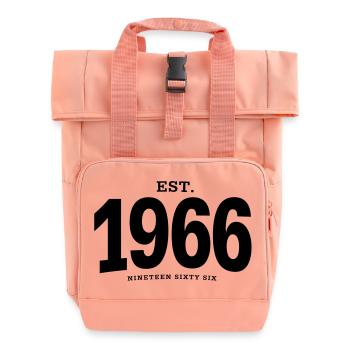 EST. 1966 Nineteen Sixty Six - Rolltop Rucksack mit zwei Griffen - Chintzrosa - Vorne