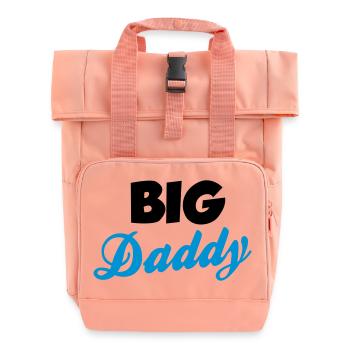 Daddy - Roll Top Backpack with Two Handles - chintz rose - Front