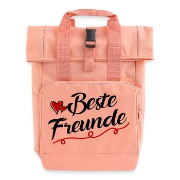 Meilleurs ami - Sac à dos Roll Top à deux anses - rose liberty - Devant