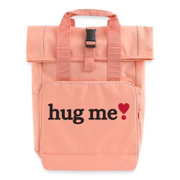 Hug me - Roll Top Backpack with Two Handles - chintz rose - Front