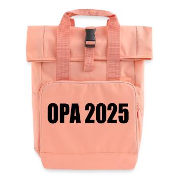 Opa 2025 - Rolltop Rucksack mit zwei Griffen - Chintzrosa - Vorne