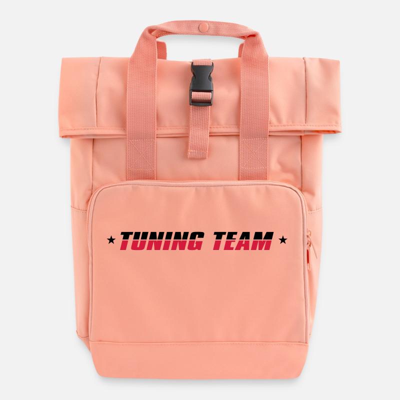 tuning_team_2c - Rolltop Rucksack mit zwei Griffen - Chintzrosa