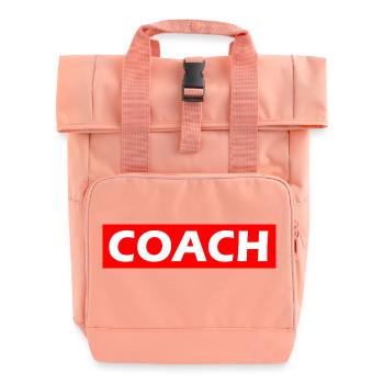 COACH - Roll Top Backpack with Two Handles - chintz rose - Front