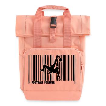 code barre football - Sac à dos Roll Top à deux anses - rose liberty - Devant