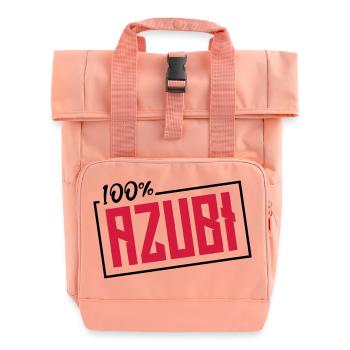 azubi 100 prozent - Rolltop Rucksack mit zwei Griffen - Chintzrosa - Vorne
