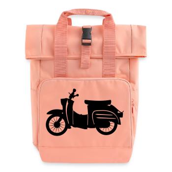 Fahrzeug - Schwalbe - Rolltop Rucksack mit zwei Griffen - Chintzrosa - Vorne