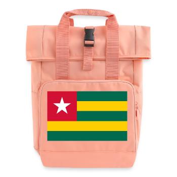 Togo - Roll Top Backpack with Two Handles - chintz rose - Front