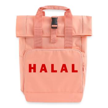 Halal - Rolltop Rucksack mit zwei Griffen - Chintzrosa - Vorne