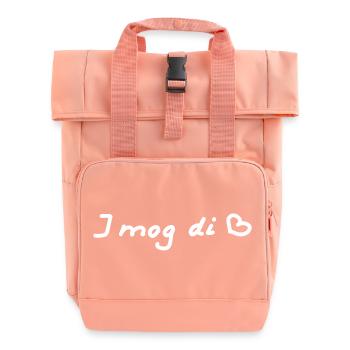 I mog di - Rolltop Rucksack mit zwei Griffen - Chintzrosa - Vorne