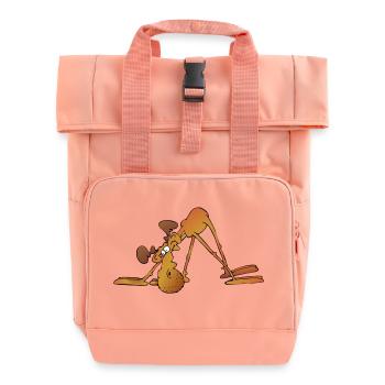 Moose - Roll Top Backpack with Two Handles - chintz rose - Front