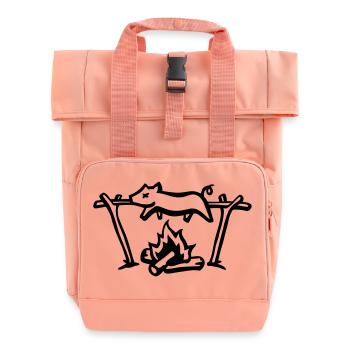 grillmeister - Rolltop Rucksack mit zwei Griffen - Chintzrosa - Vorne