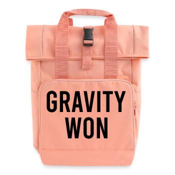 Schwerkraft Gewonnen Arm Beinknochen Genesung Genesung - Rolltop Rucksack mit zwei Griffen - Chintzrosa - Vorne
