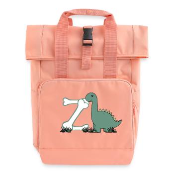 Lettre Z - Sac à dos Roll Top à deux anses - rose liberty - Devant