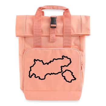 Tirol - Rolltop Rucksack mit zwei Griffen - Chintzrosa - Vorne