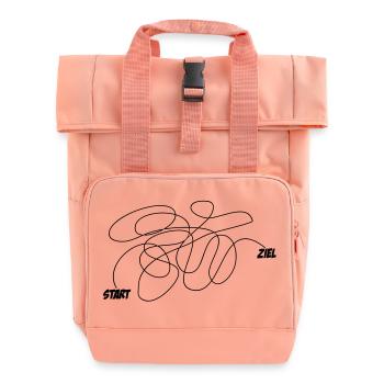 Start Destination Journey 1c - Roll Top Backpack with Two Handles - chintz rose - Front