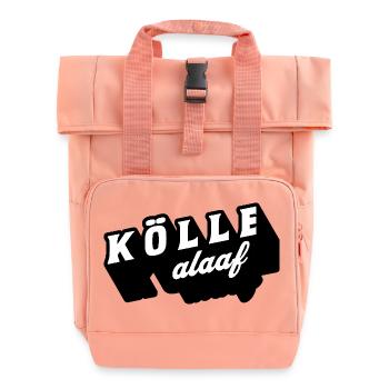Kölle alaaf - Rolltop Rucksack mit zwei Griffen - Chintzrosa - Vorne