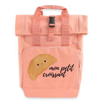 Croissant - Rolltop Rucksack mit zwei Griffen - Chintzrosa - Vorne